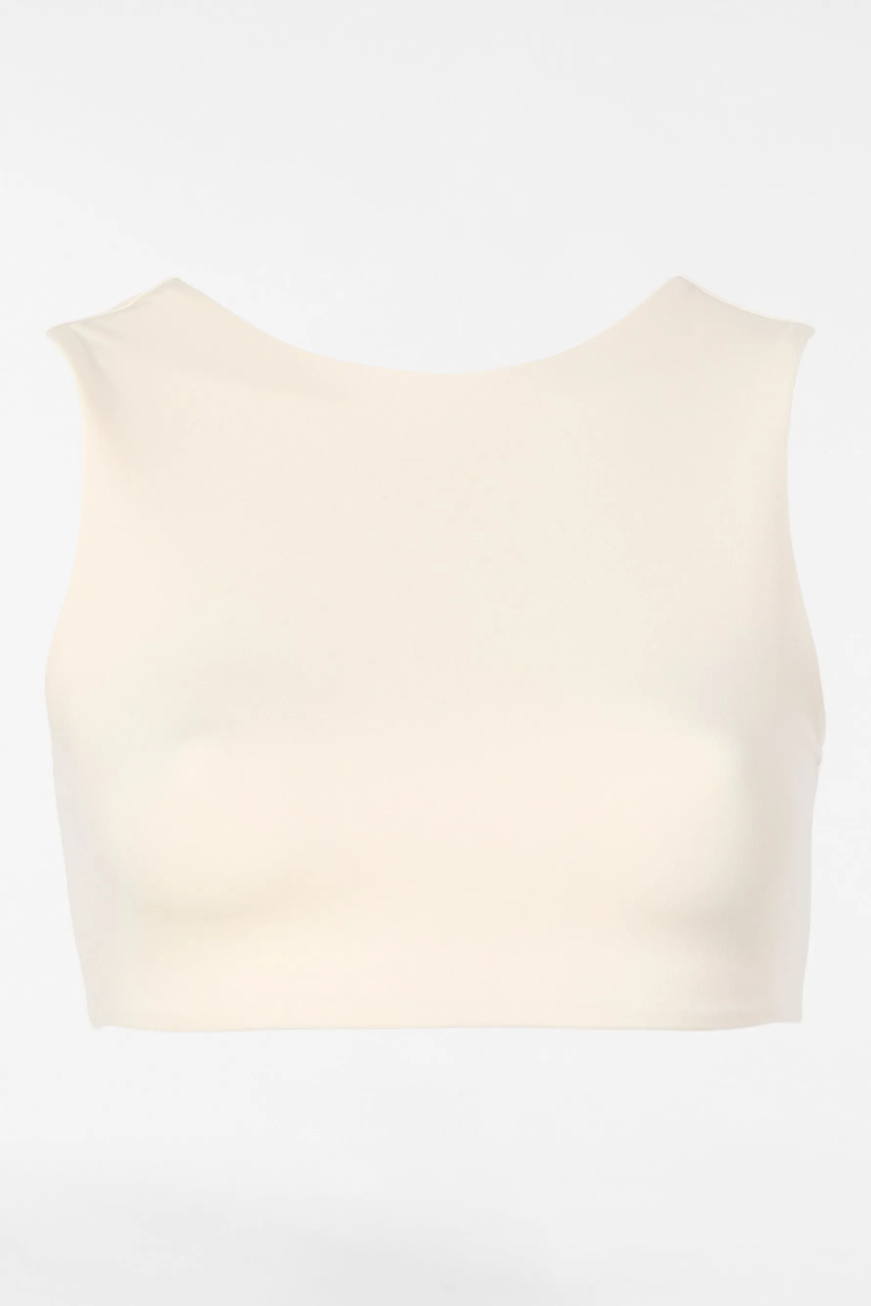 Calla Crop Cutout Bra - Canvas