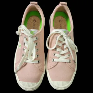 Cariuma Canvas Sneakers OCA Low Top Rose Pink Cap Toe Unisex 8.5 Women 7 Men