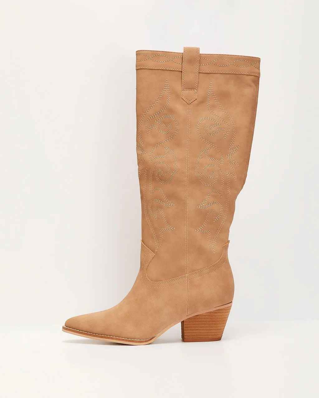 Cassidy Embroidered Western Heeled Boot