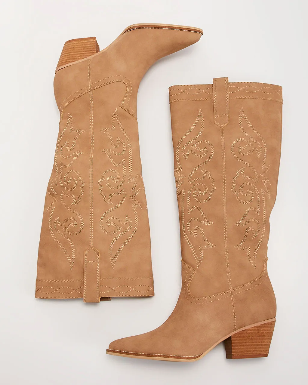 Cassidy Embroidered Western Heeled Boot