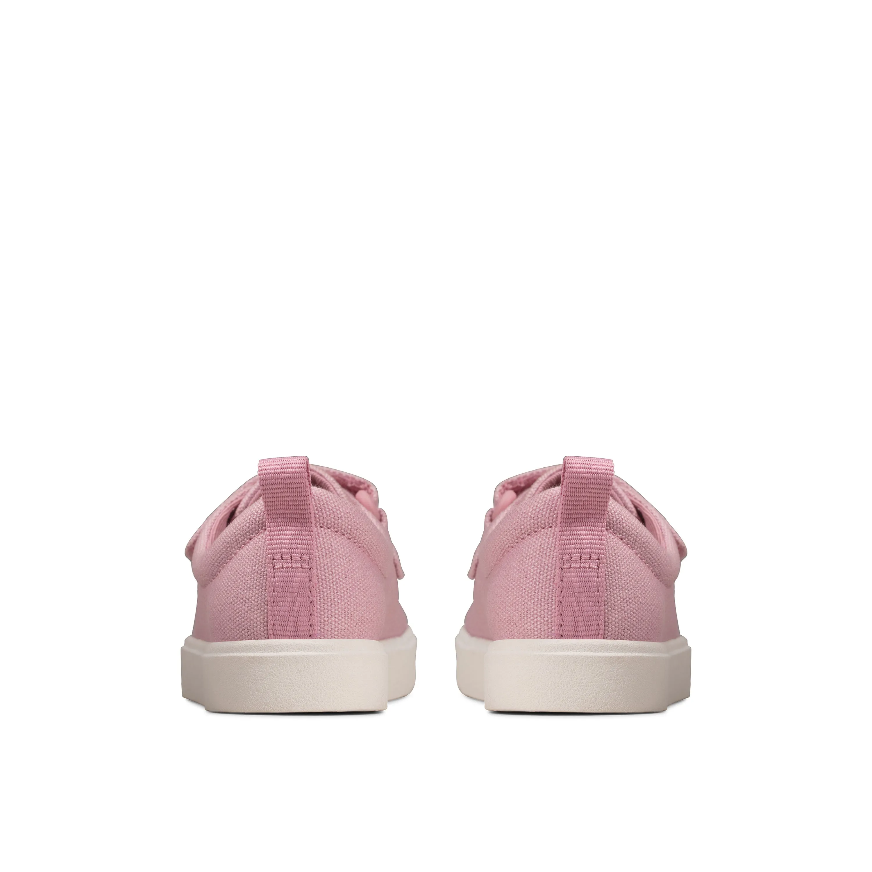 Clarks City Bright T Girls Pink Canvas Shoe