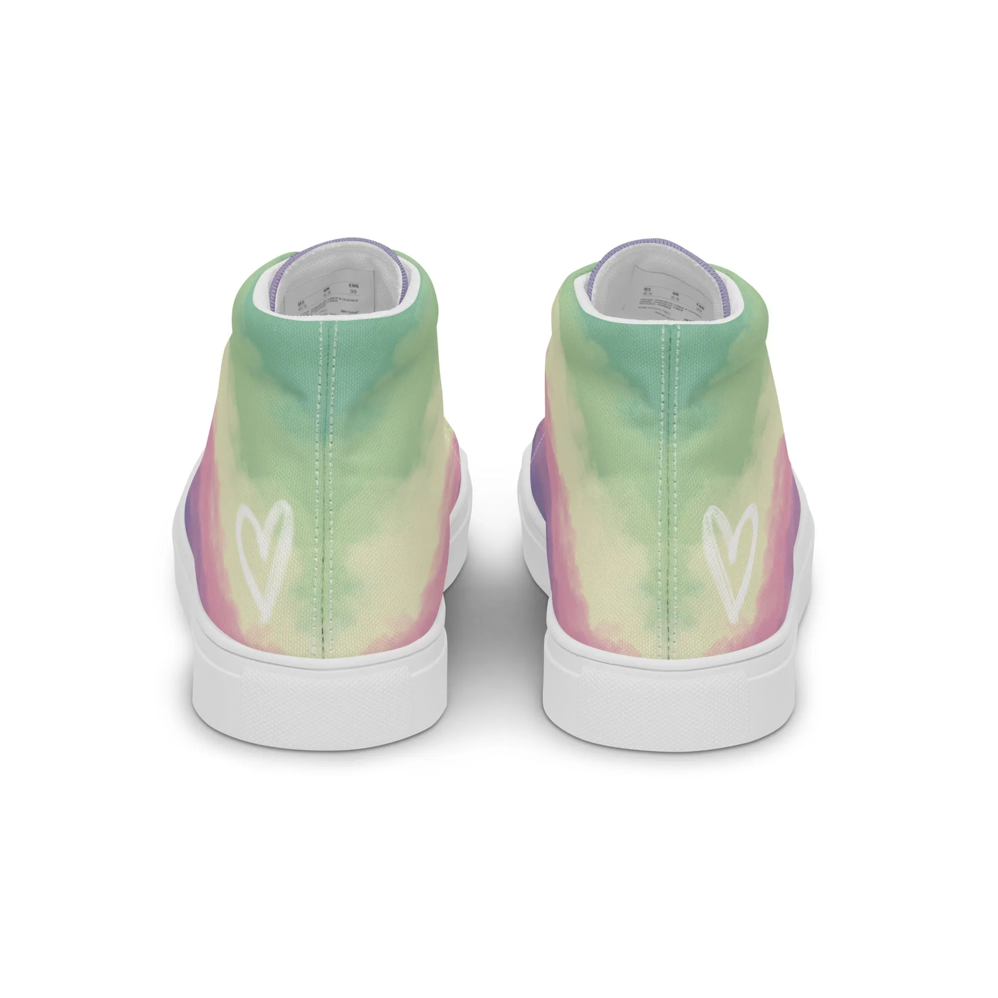 Cloudy Genderfae High Top Canvas Shoes (Fem Sizing)