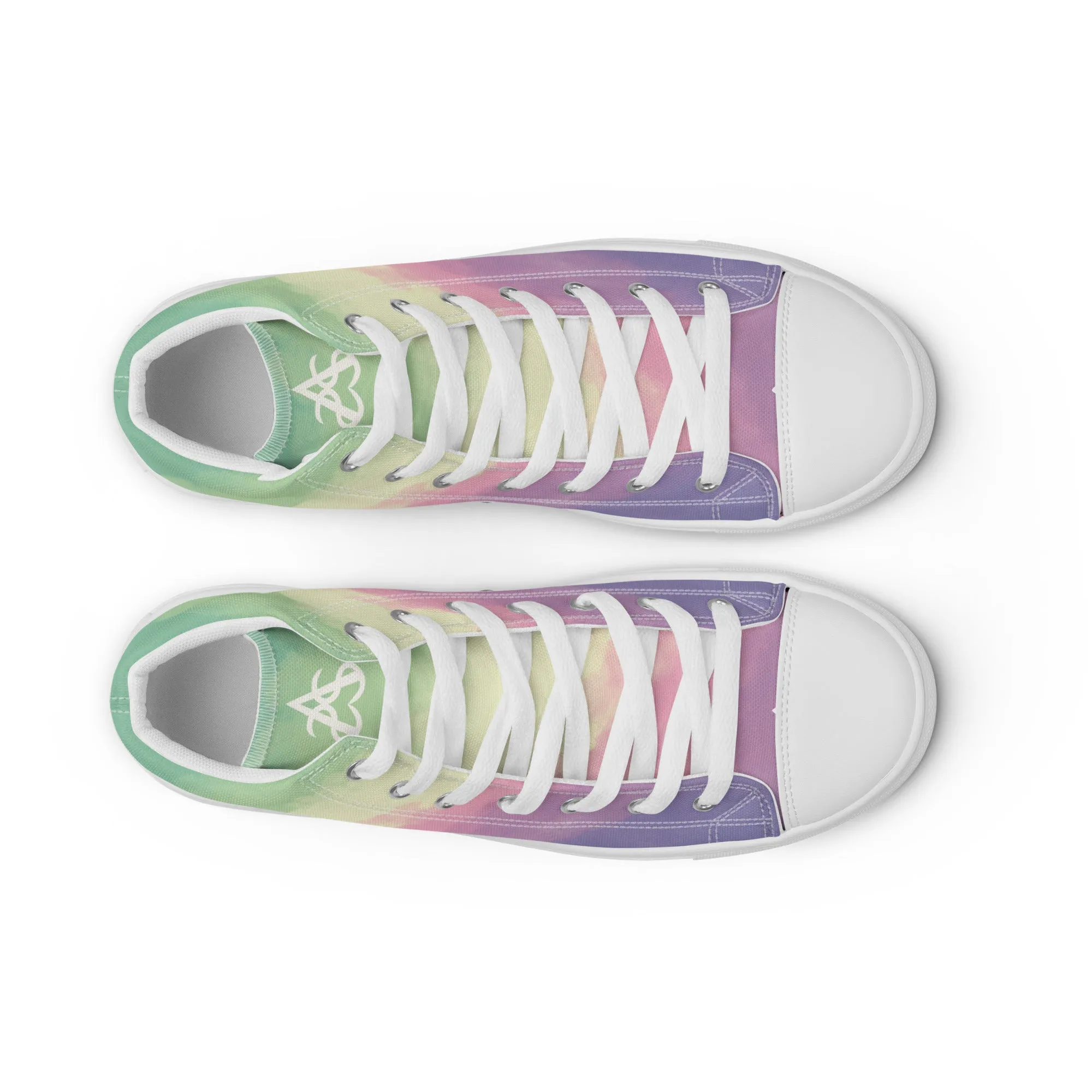 Cloudy Genderfae High Top Canvas Shoes (Fem Sizing)