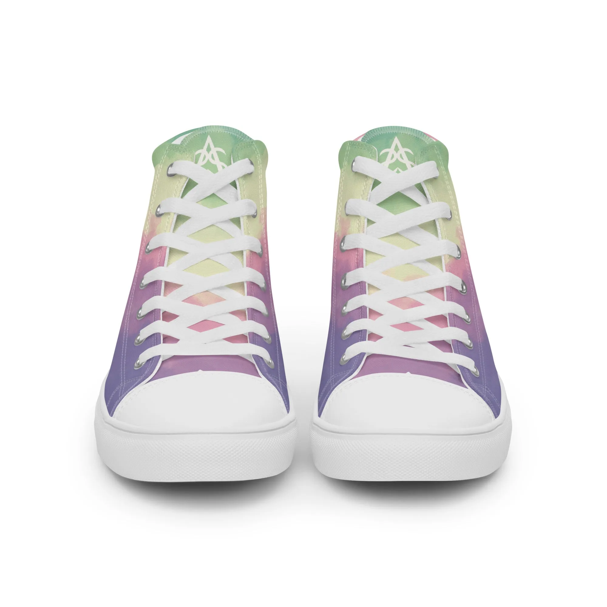 Cloudy Genderfae High Top Canvas Shoes (Fem Sizing)