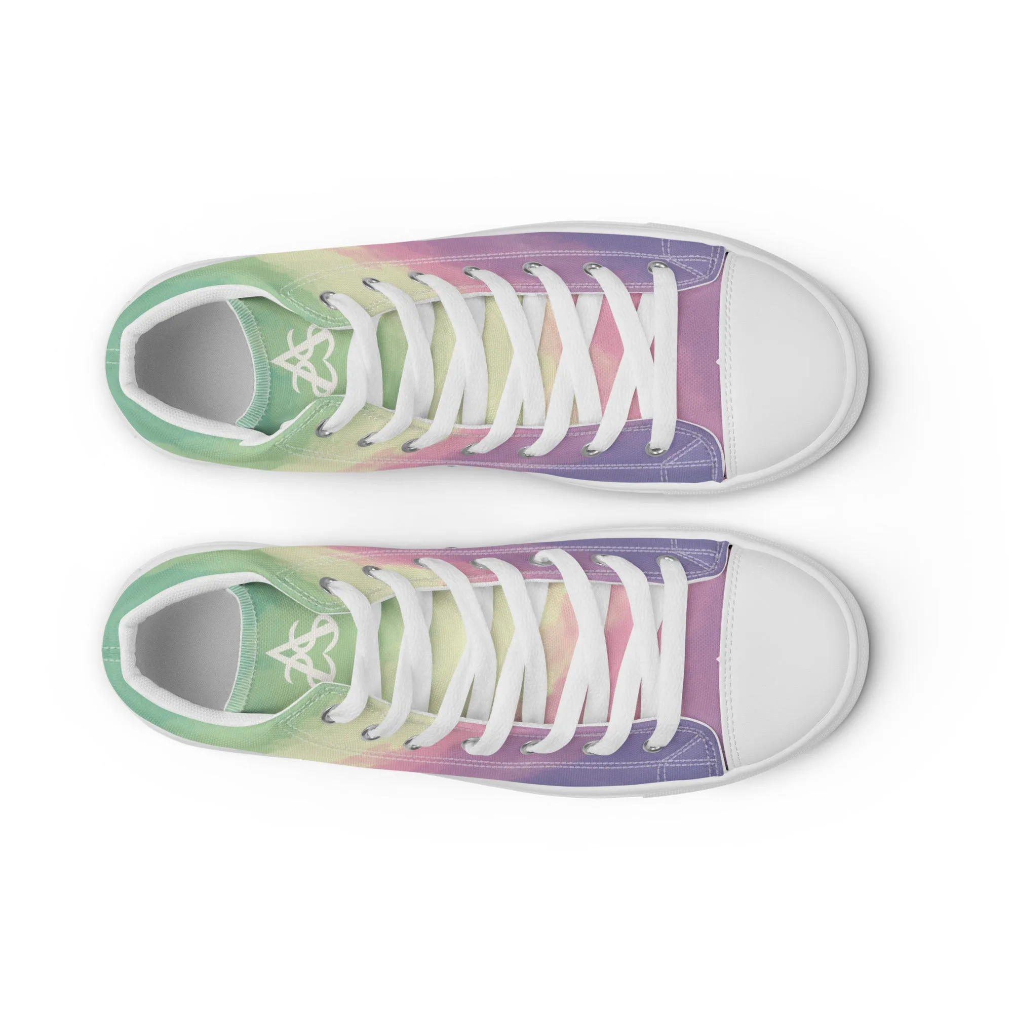 Cloudy Genderfae High Top Canvas Shoes (Masc Sizing)