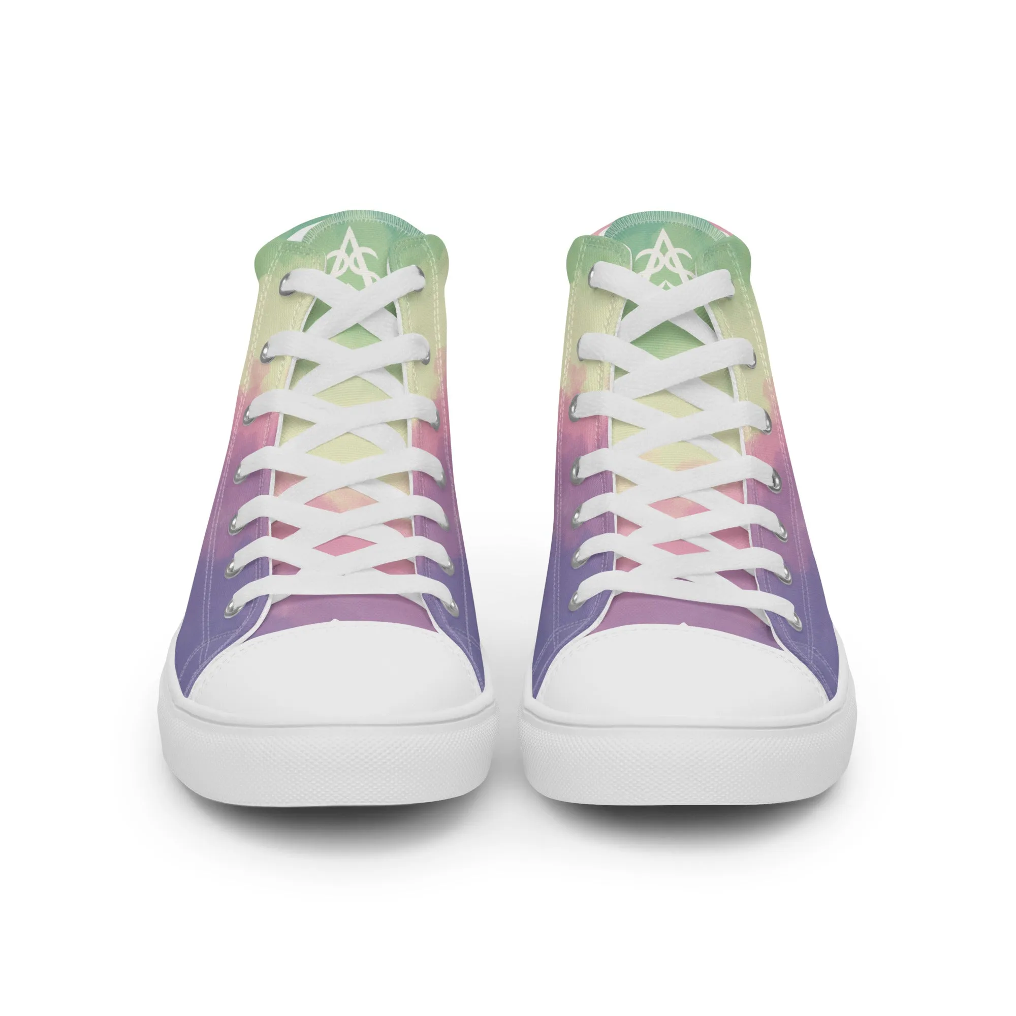 Cloudy Genderfae High Top Canvas Shoes (Masc Sizing)