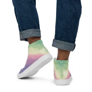 Cloudy Genderfae High Top Canvas Shoes (Masc Sizing)