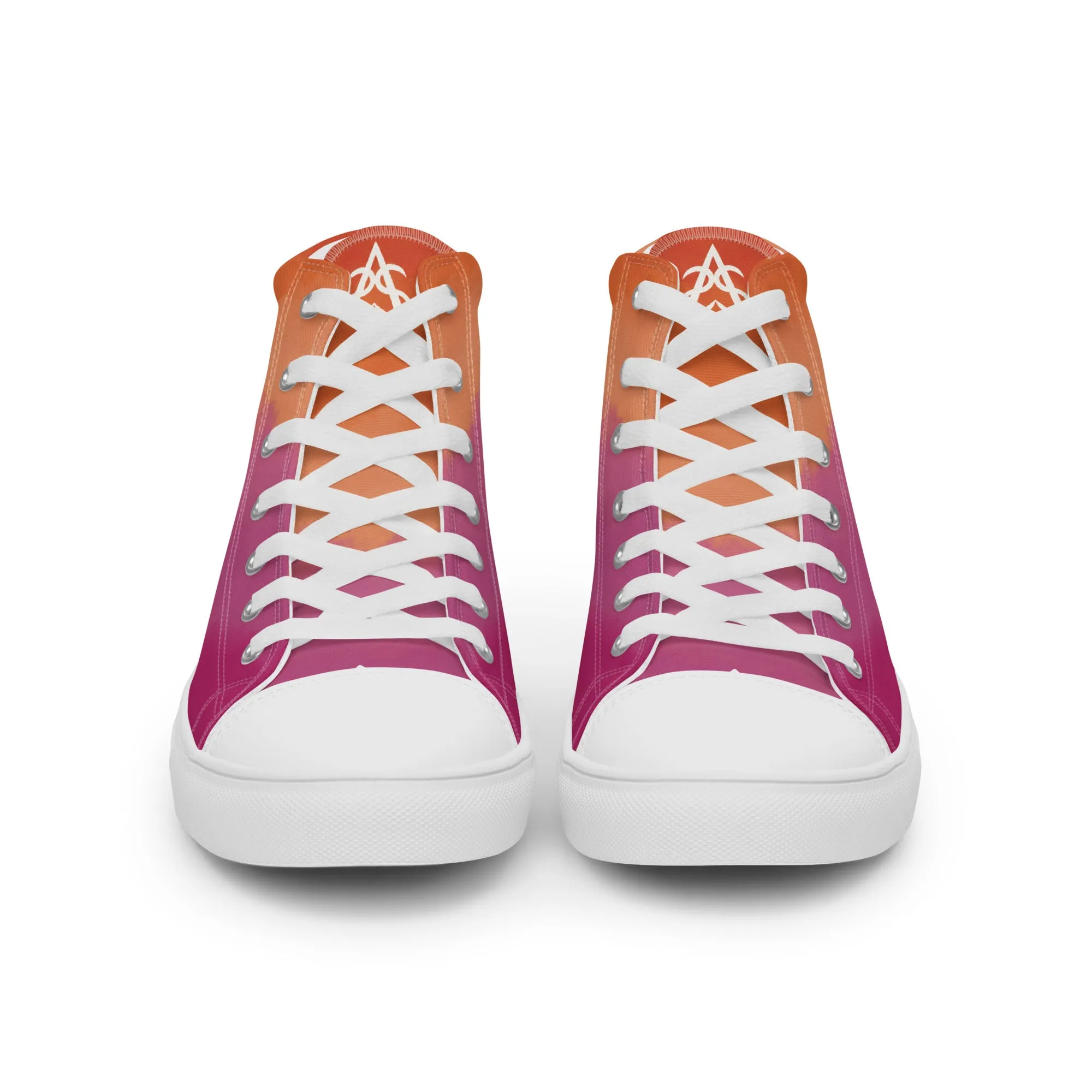 Cloudy Lesbian High Top Canvas Shoes (Fem Sizing)