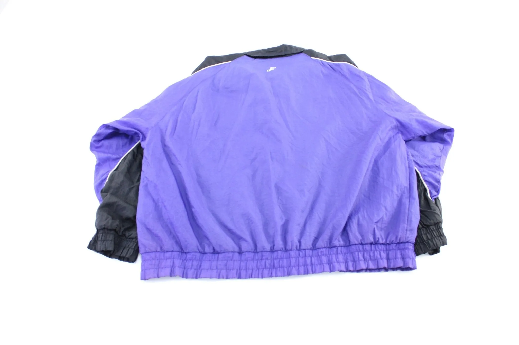 Colorado Rockies Embroidered Black & Purple Zip Up Jacket