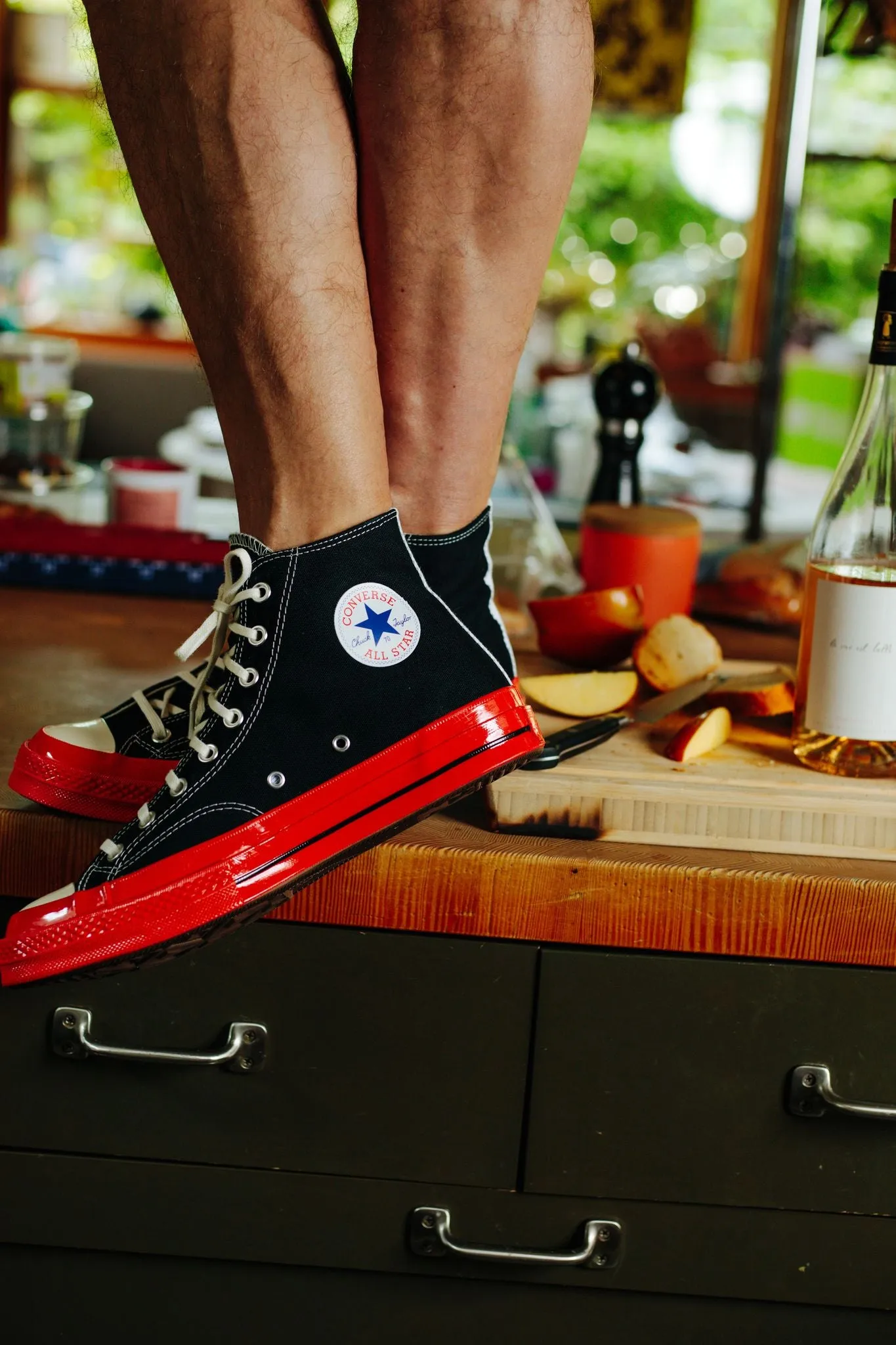 Comme Des Garçons Play Converse Chuck 70 High Top BLACK