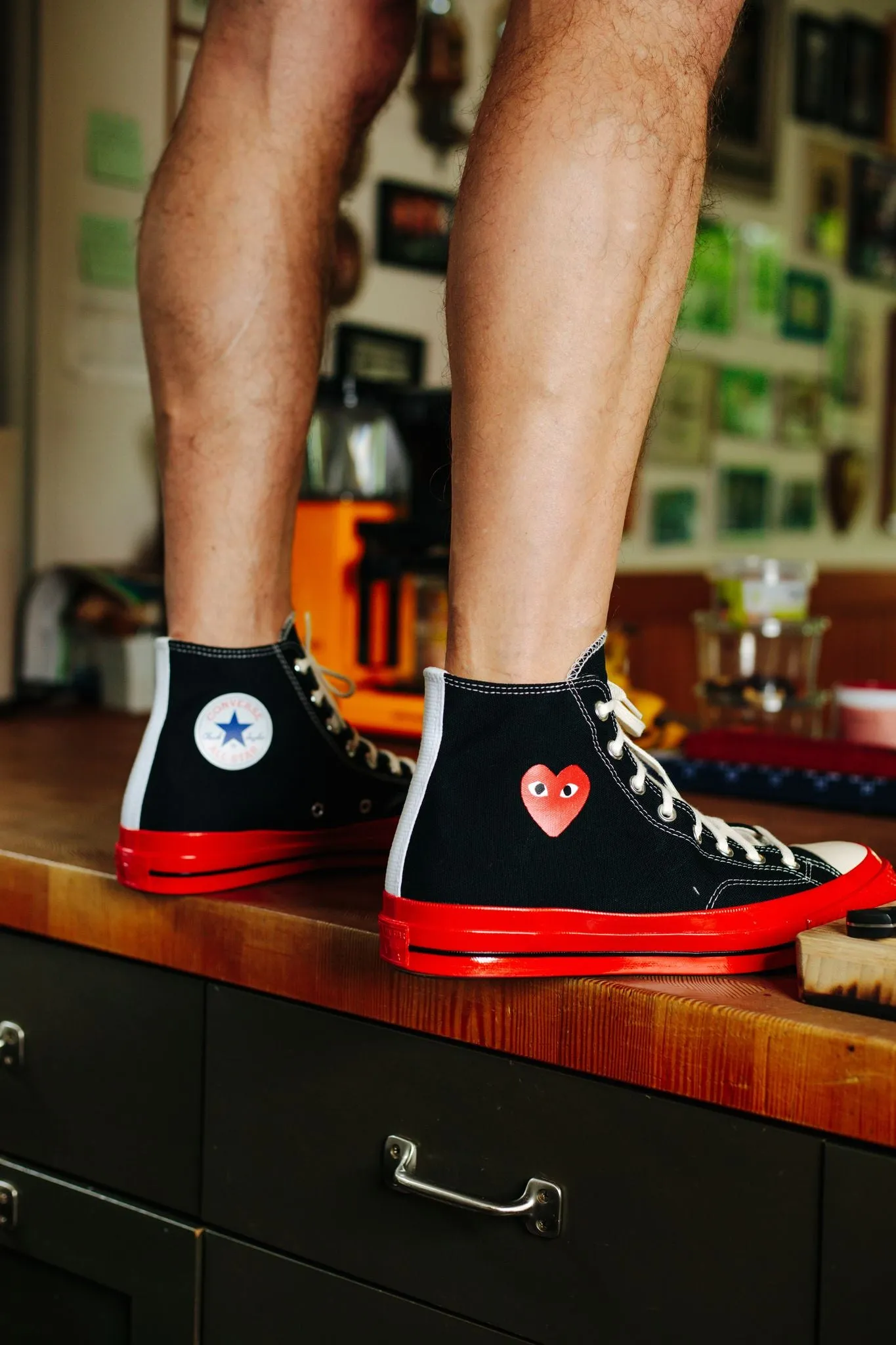 Comme Des Garçons Play Converse Chuck 70 High Top BLACK