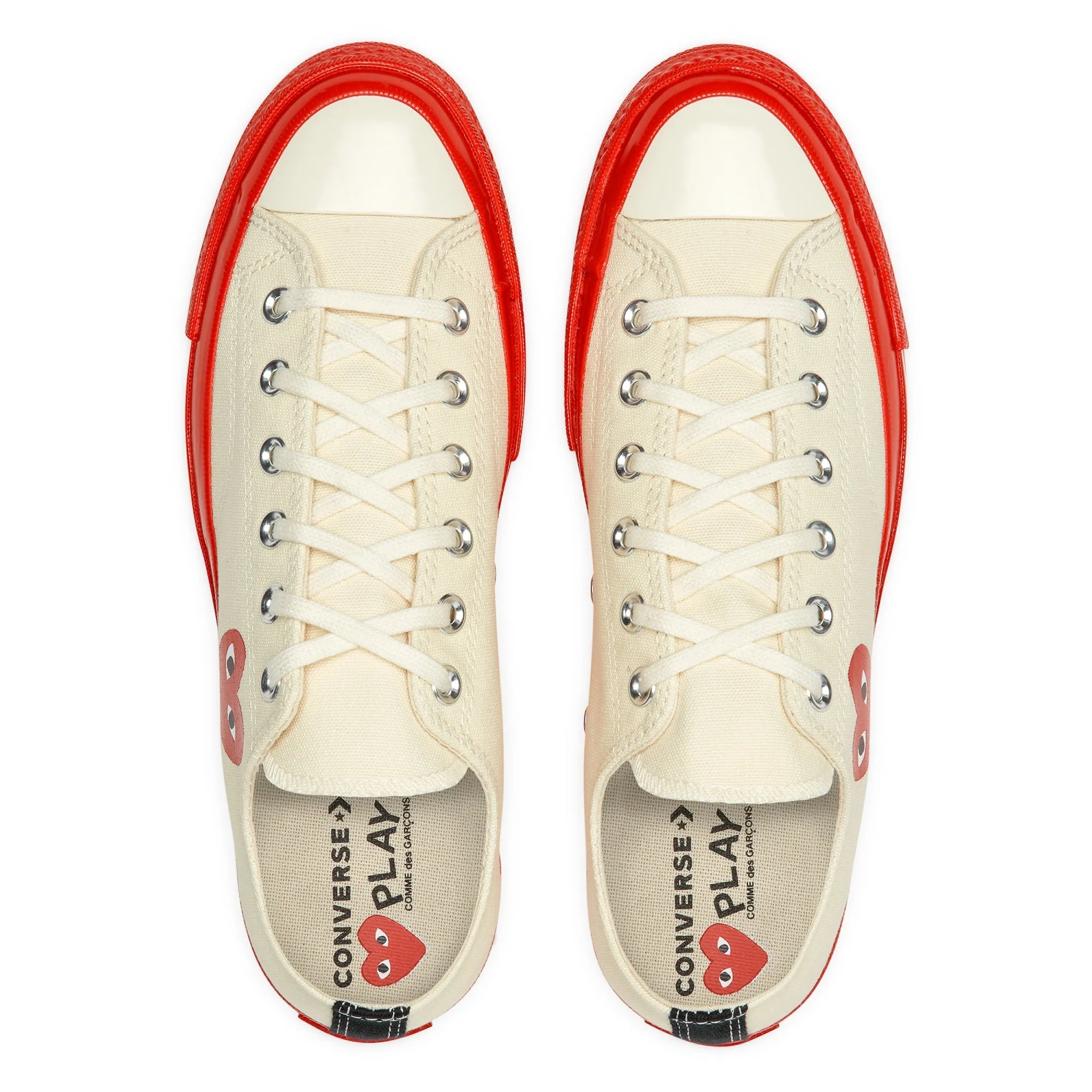 Comme Des Garçons Play Converse Chuck 70 Low WHITE