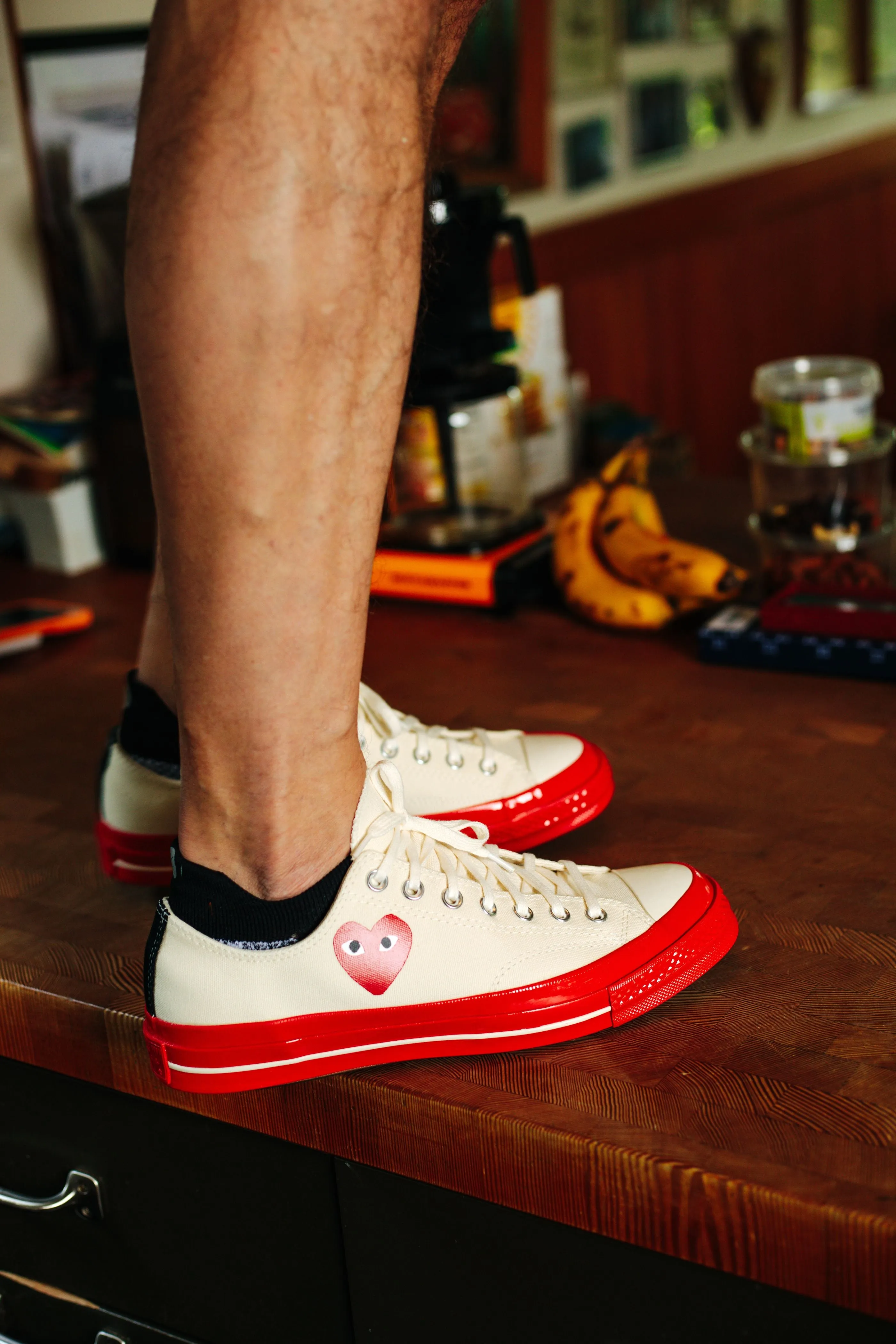 Comme Des Garçons Play Converse Chuck 70 Low WHITE