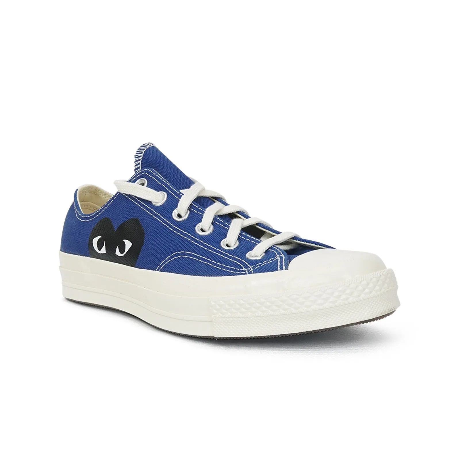 Converse x Comme des Garçons PLAY Chuck '70 All Star Low (Blue Quartz/Egret/Black) Men's Shoes AZ-K121-001-2