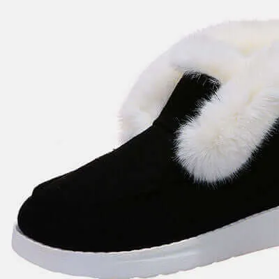 Cozy Furry Suede Snow Boots | US Sizes 5-11