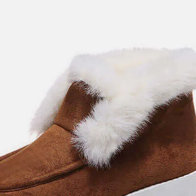 Cozy Furry Suede Snow Boots | US Sizes 5-11