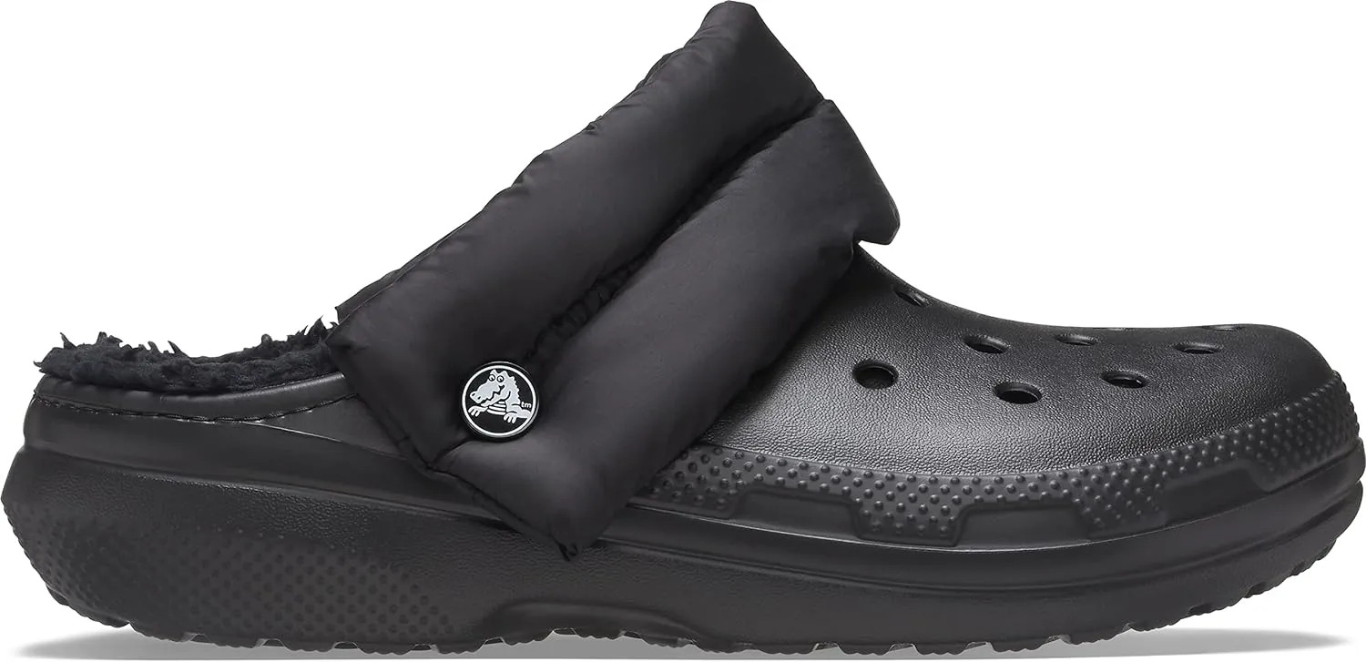 Crocs Classic Lined Neo Puff Clog - Black