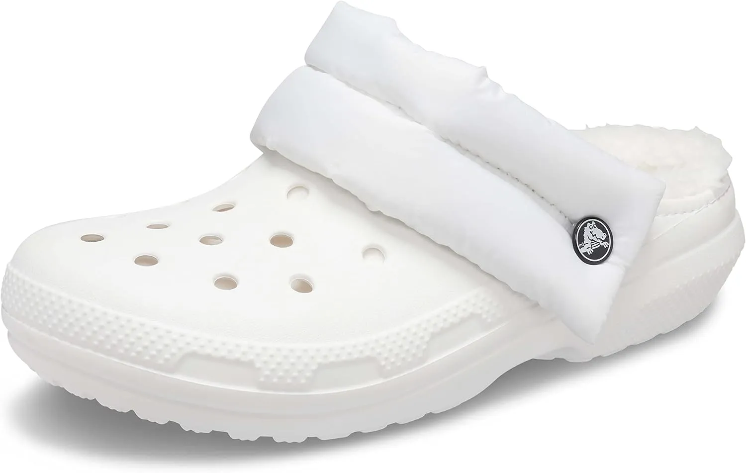 Crocs Classic Lined Neo Puff Clog - White