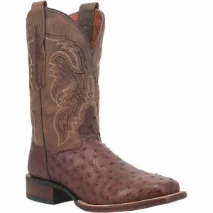 Dan Post Men's Alamosa Full Quill Ostrich Square Toe Boot DP3875