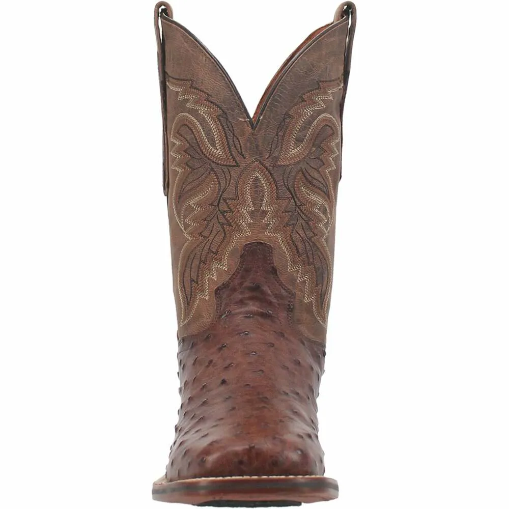 Dan Post Men's Alamosa Full Quill Ostrich Square Toe Boot DP3875