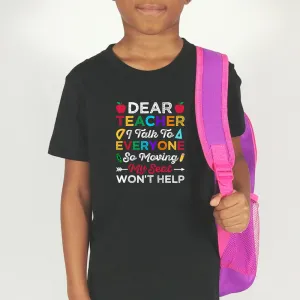 Dear Teacher I Talk To Everyone Graphic Tee- Youth