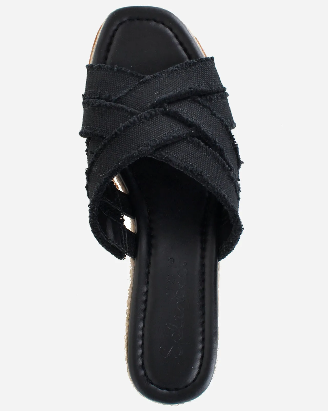 Delliny Wedge in Black