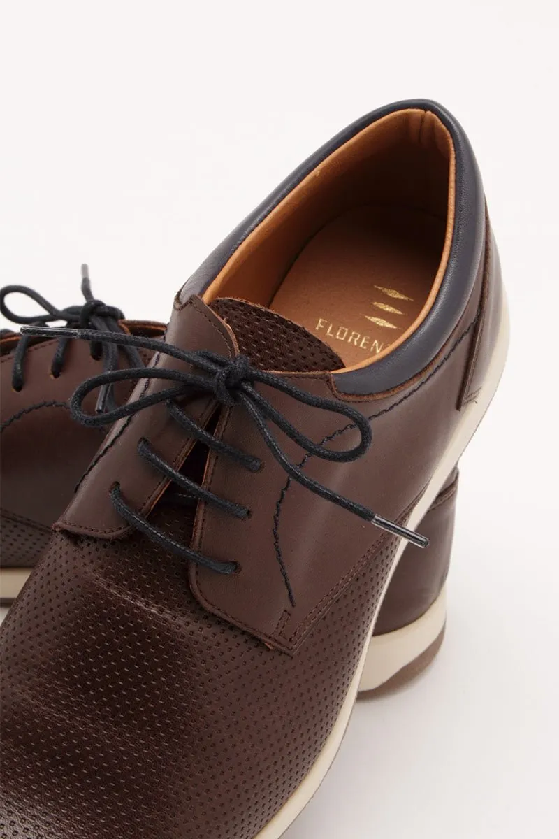 Derby Shoes with Contrast Details