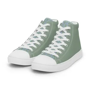 Descendants of the Island Olive Women’s high top canvas shoes