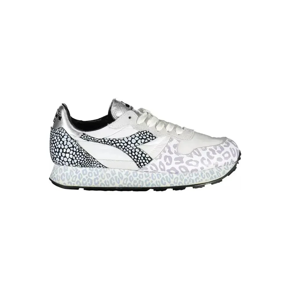 Diadora White Fabric Women Sneaker