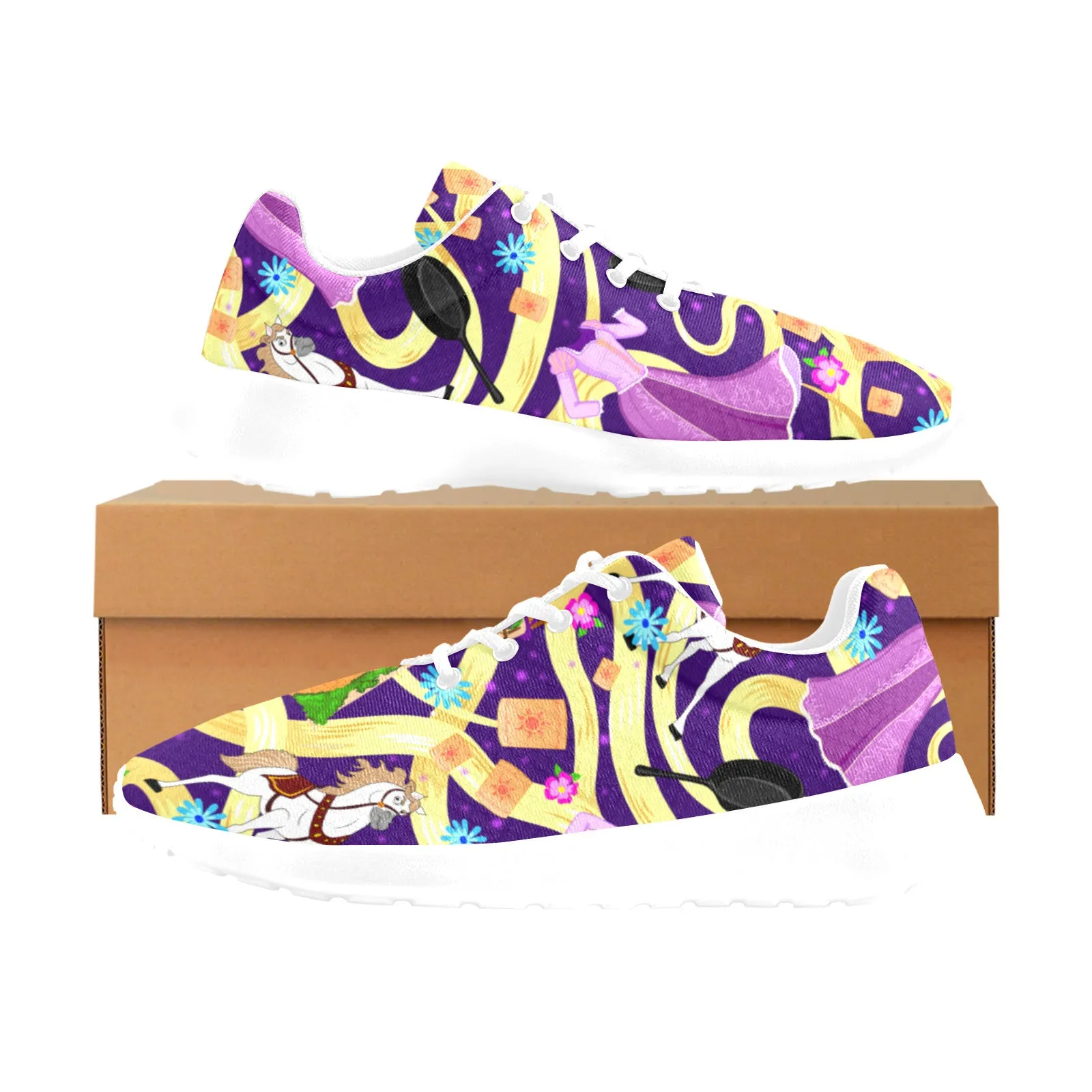 Disney Tangled Rapunzel Punzy Hair Men's Athletic Shoes