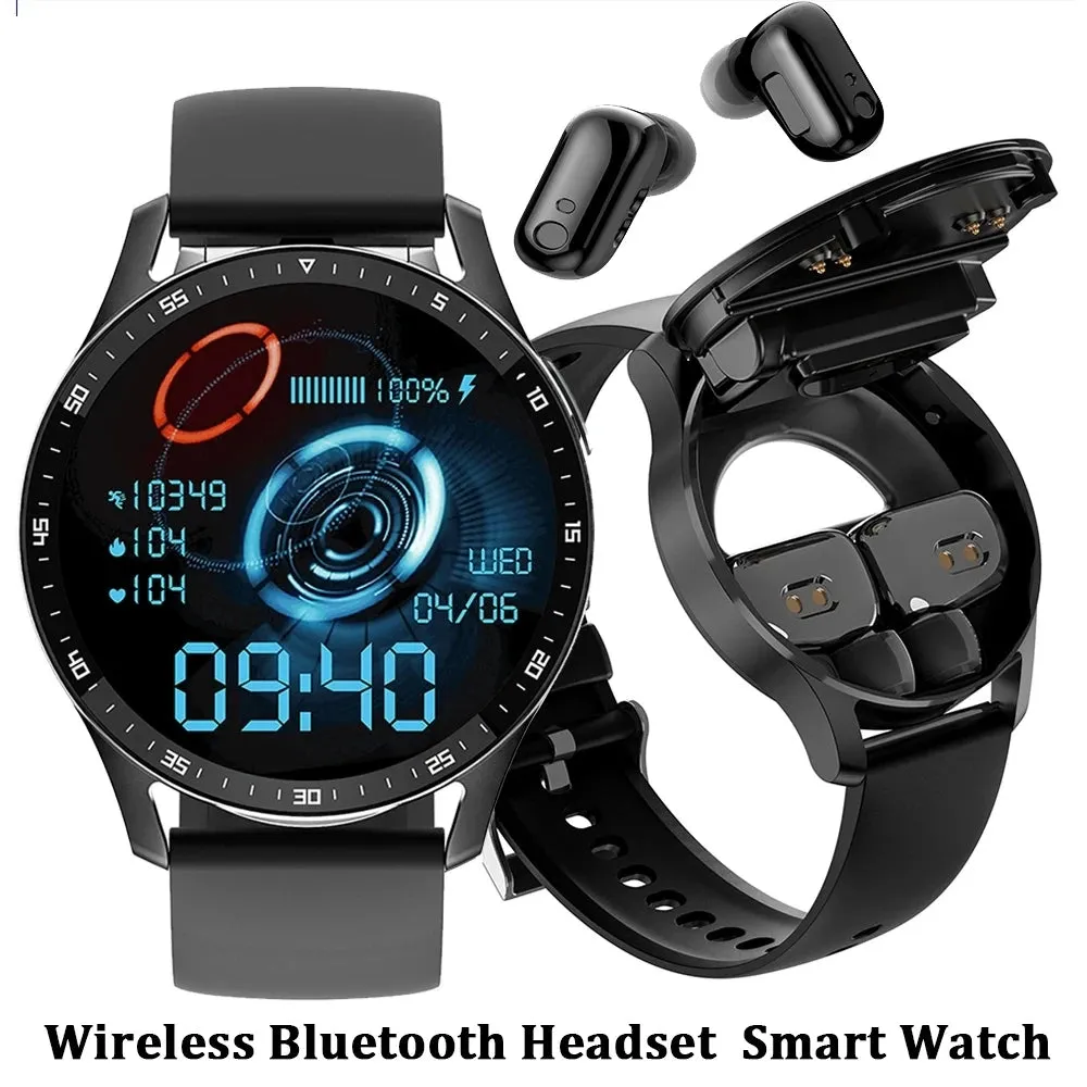 Elegant Bluetooth Earphones Smartwatch