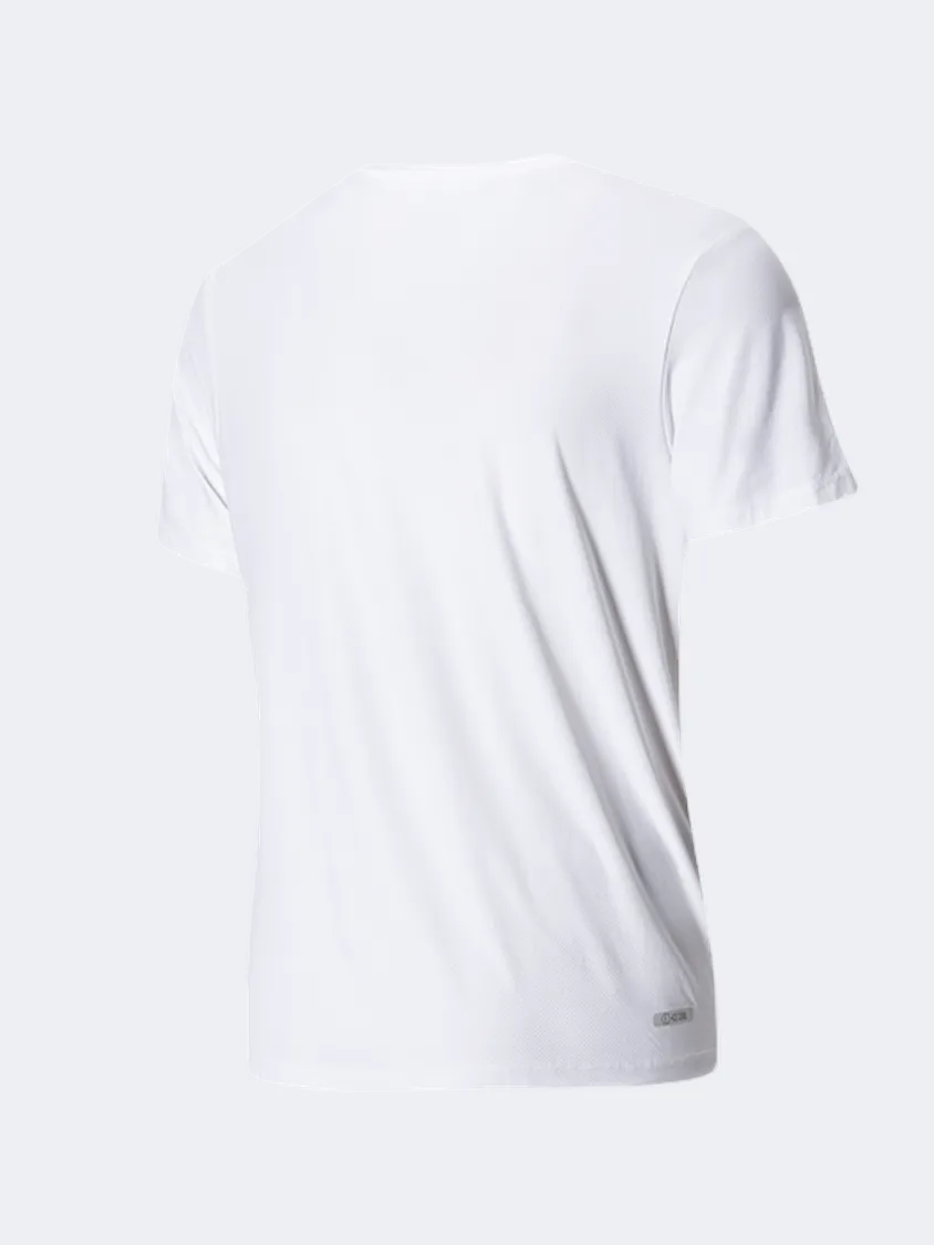 Erke Crew Men Running T-Shirt White