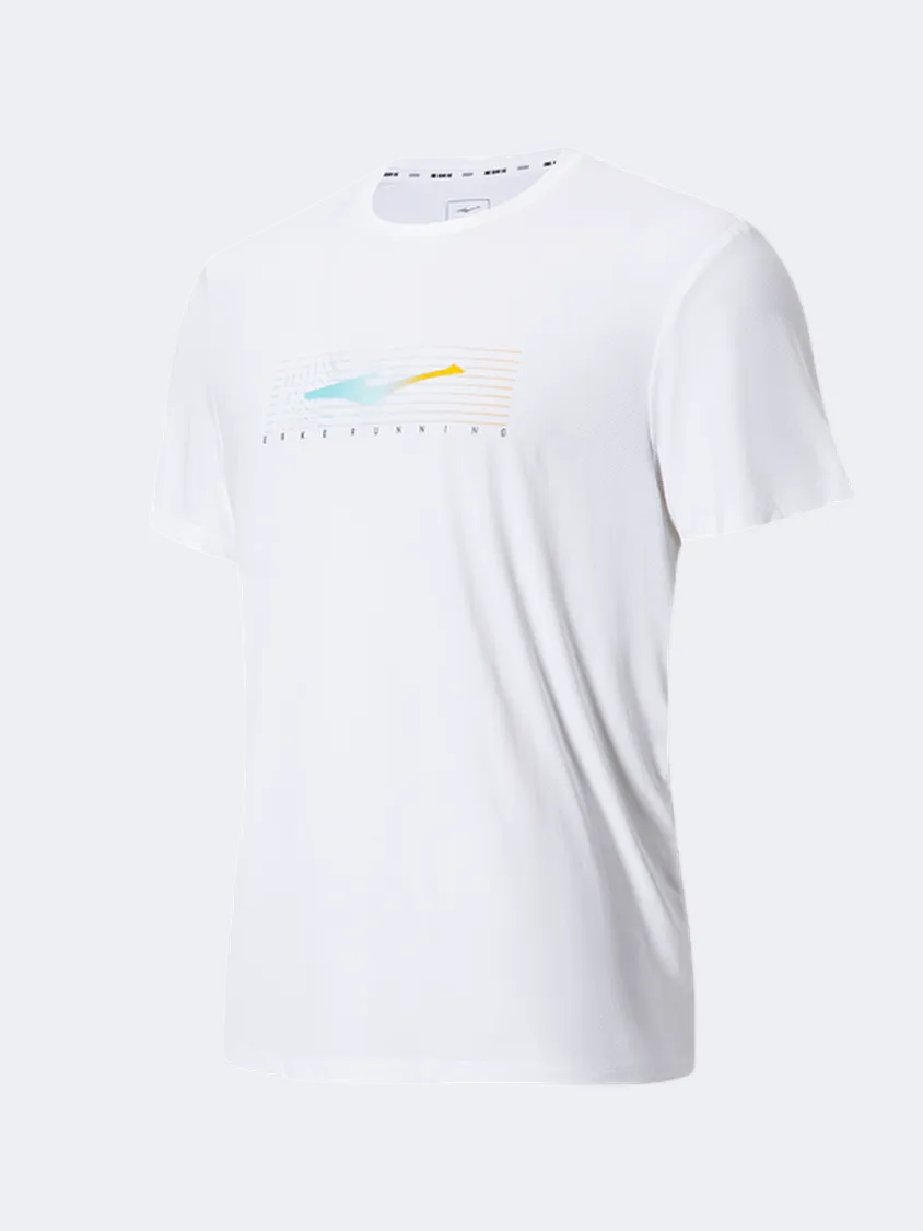 Erke Crew Men Running T-Shirt White