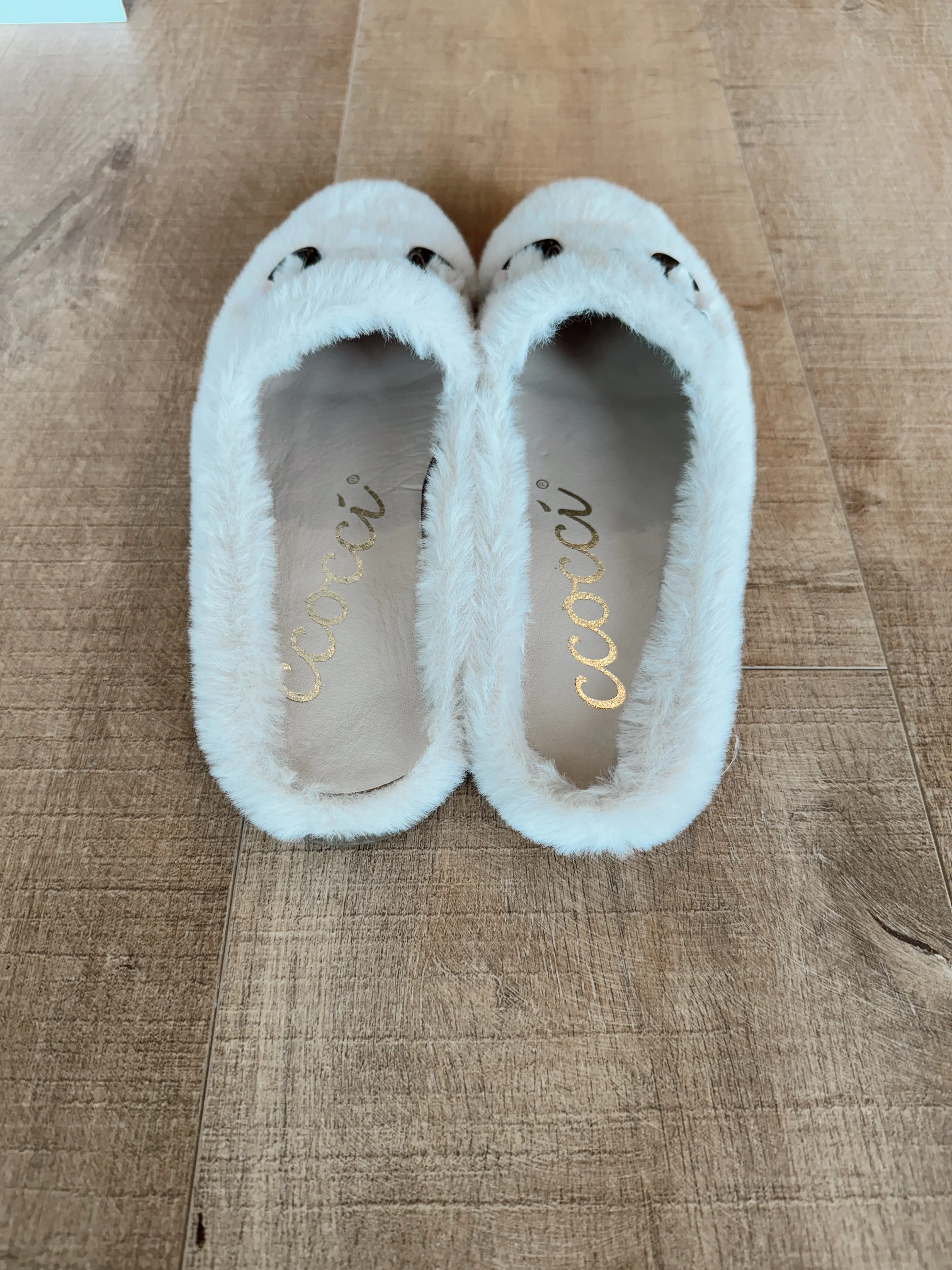 Etude Faux Fur Mule Slide