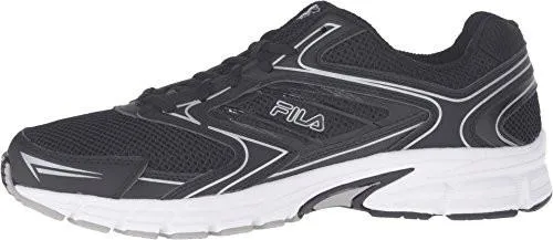 Fila Xtent 4 Running Shoe Blackblackmetc Silver 11 M US