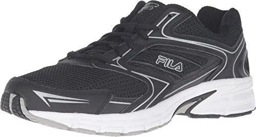 Fila Xtent 4 Running Shoe Blackblackmetc Silver 11 M US