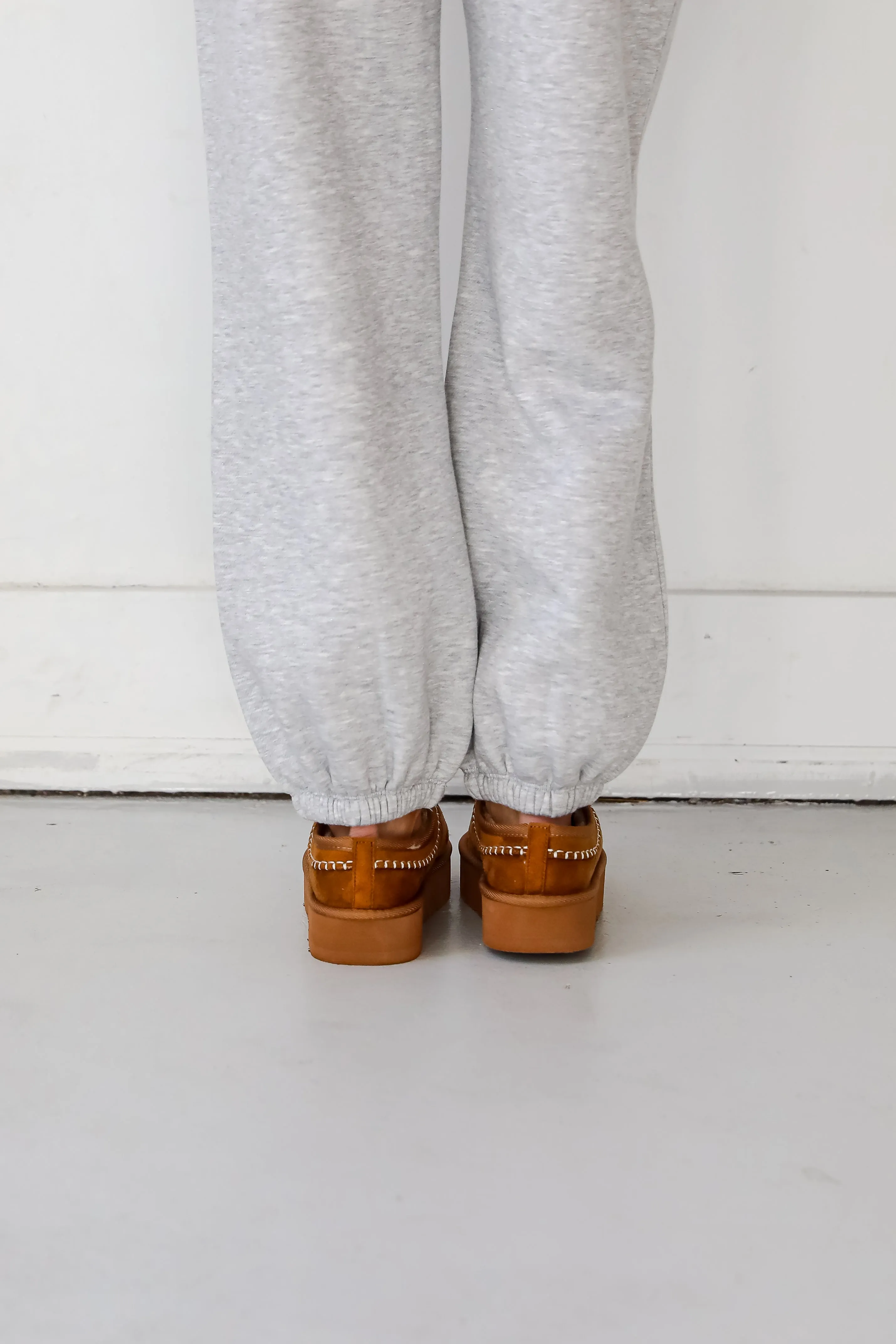 FINAL SALE - Staying In Platform Slippers - DOORBUSTER