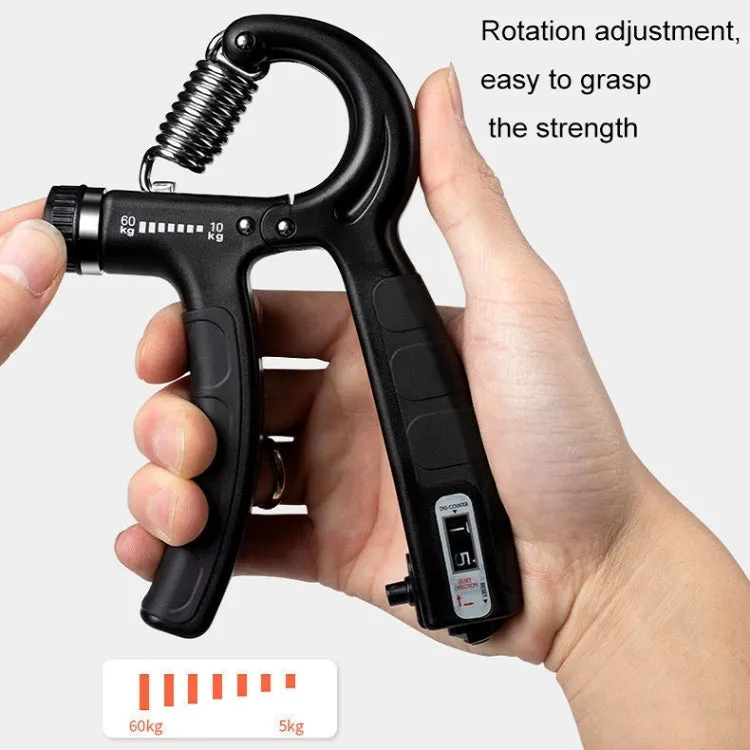 Fitness Exercise Arm Strength Machine Puller Finger Grip Strength Machine Mechanical Count-Gray