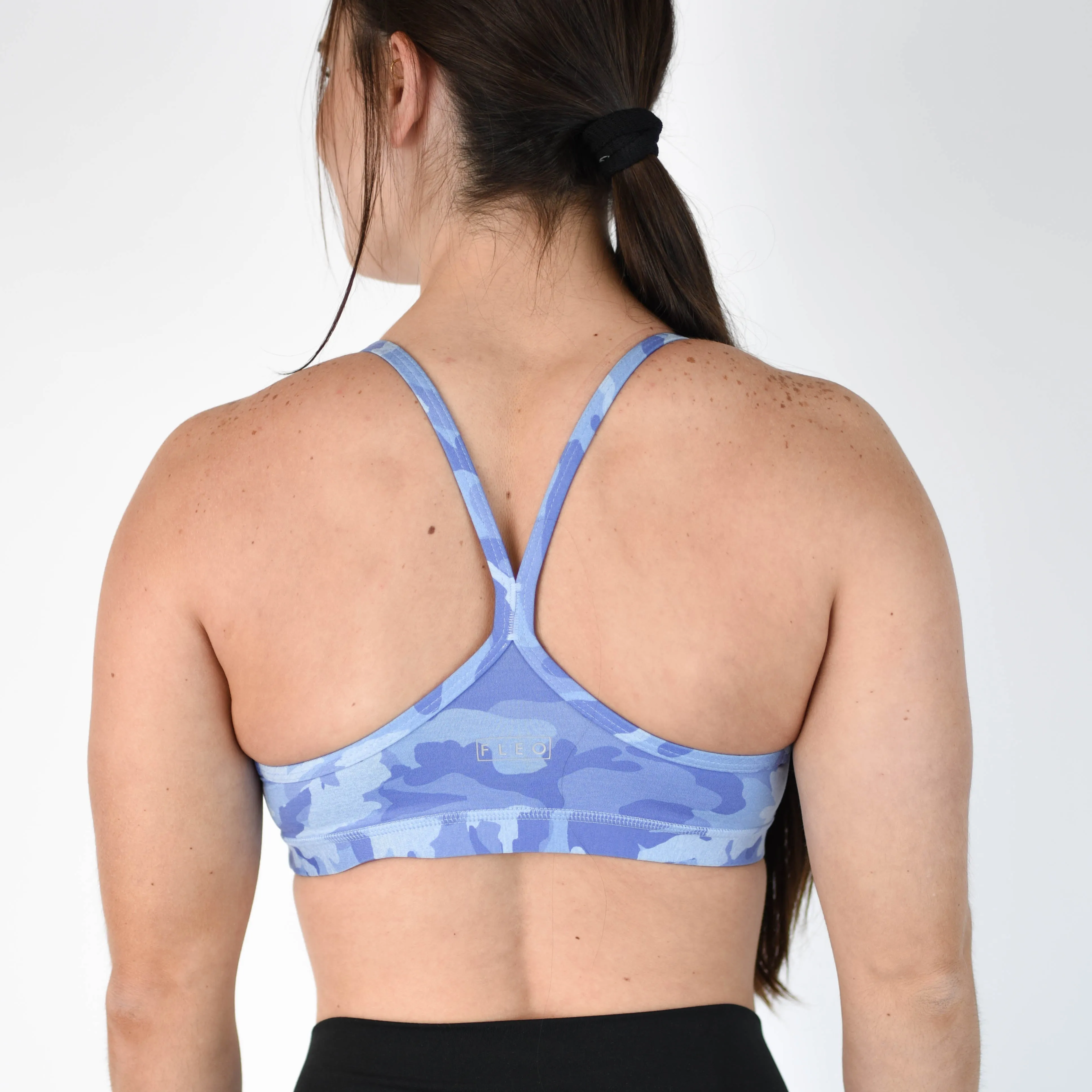 FLEO Cami Sports Bra - Peri Camo