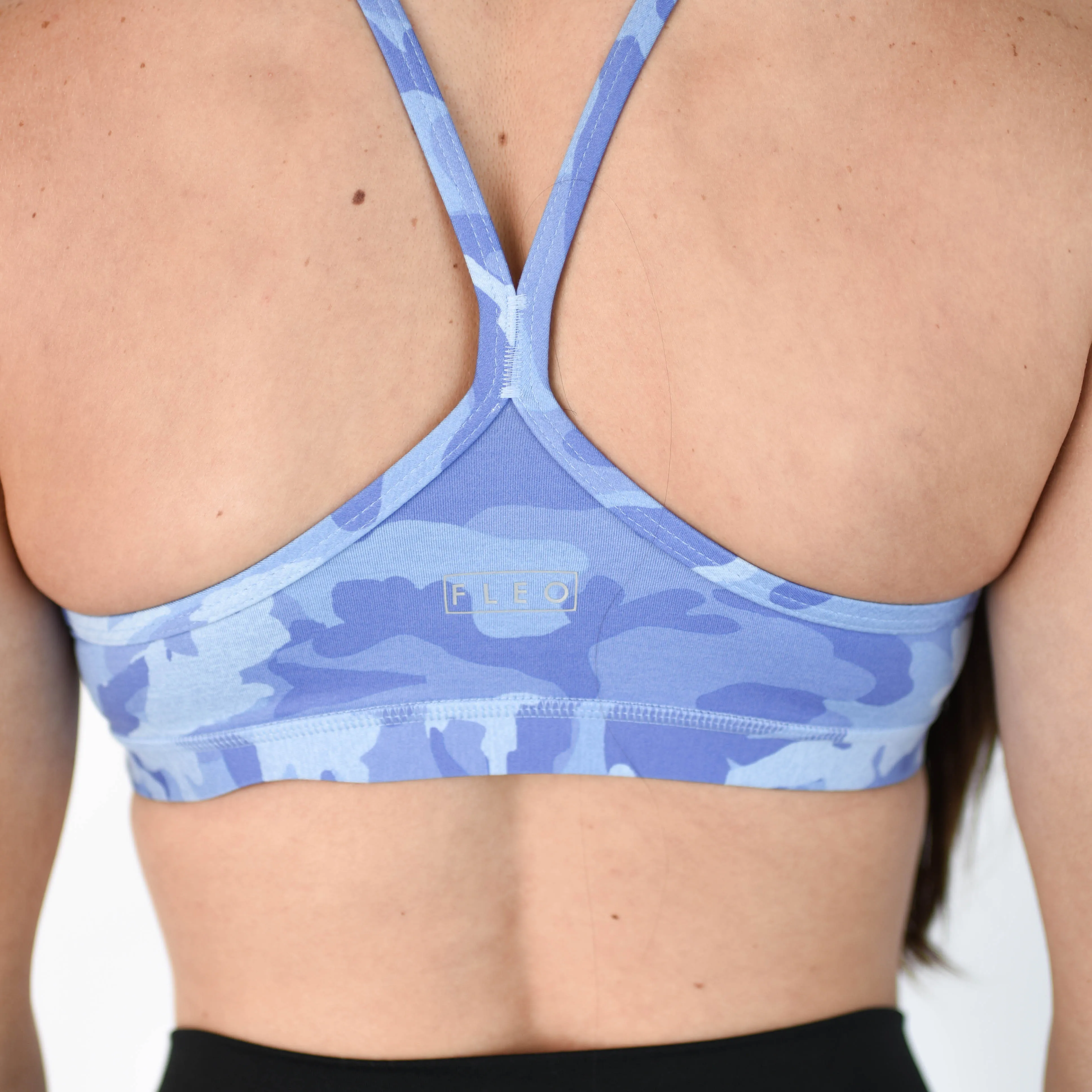 FLEO Cami Sports Bra - Peri Camo