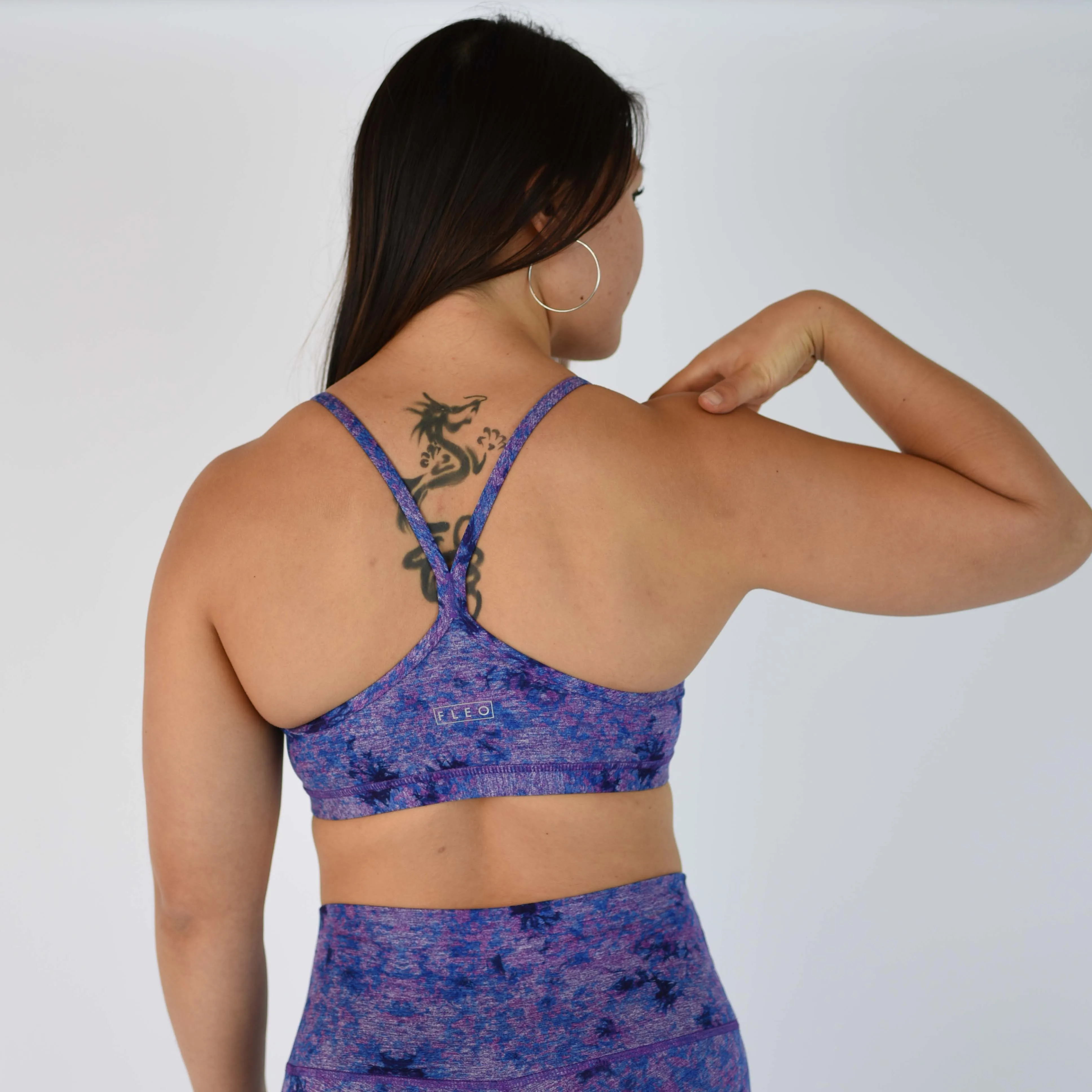 FLEO Cami Sports Bra - Twilight Tie Dye