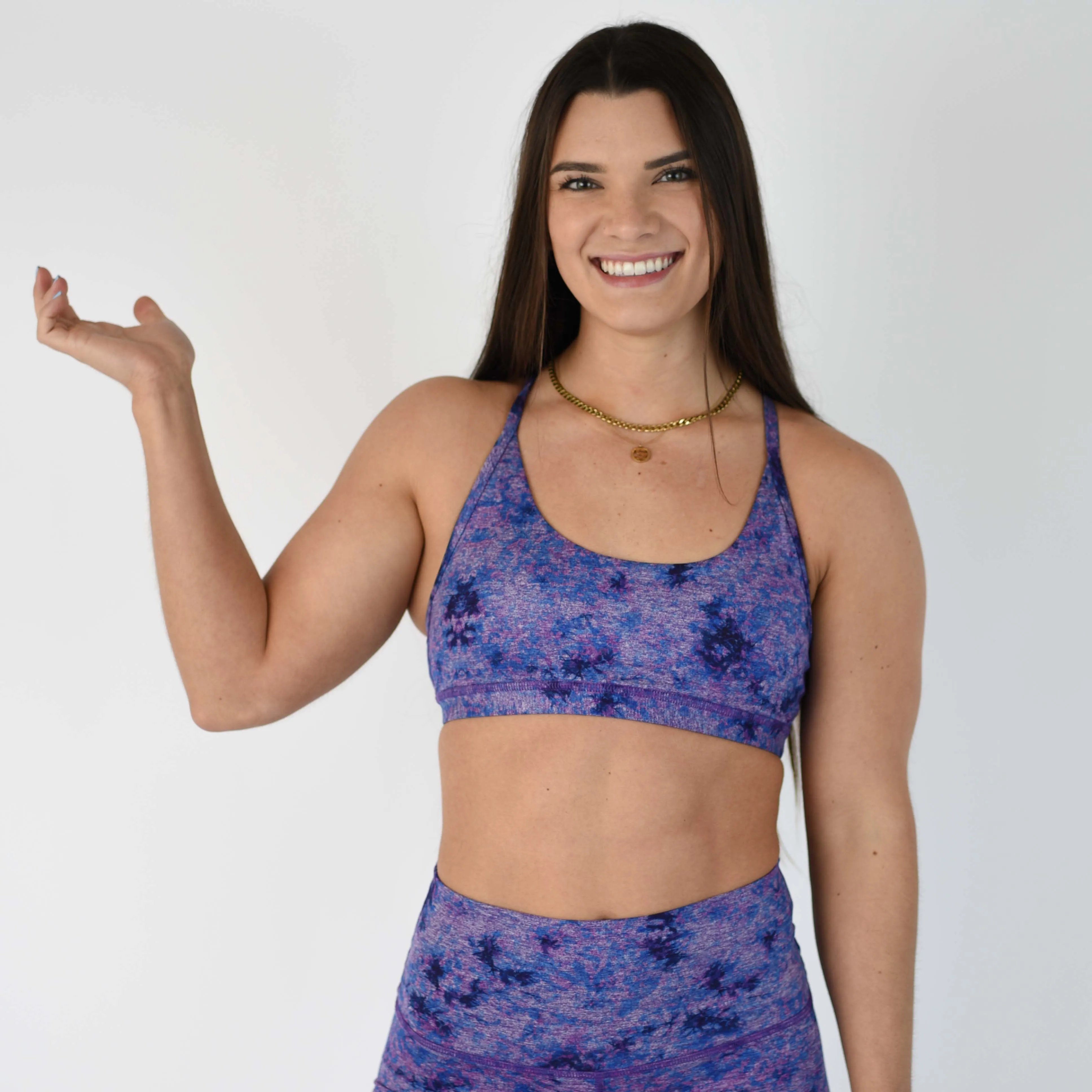 FLEO Cami Sports Bra - Twilight Tie Dye