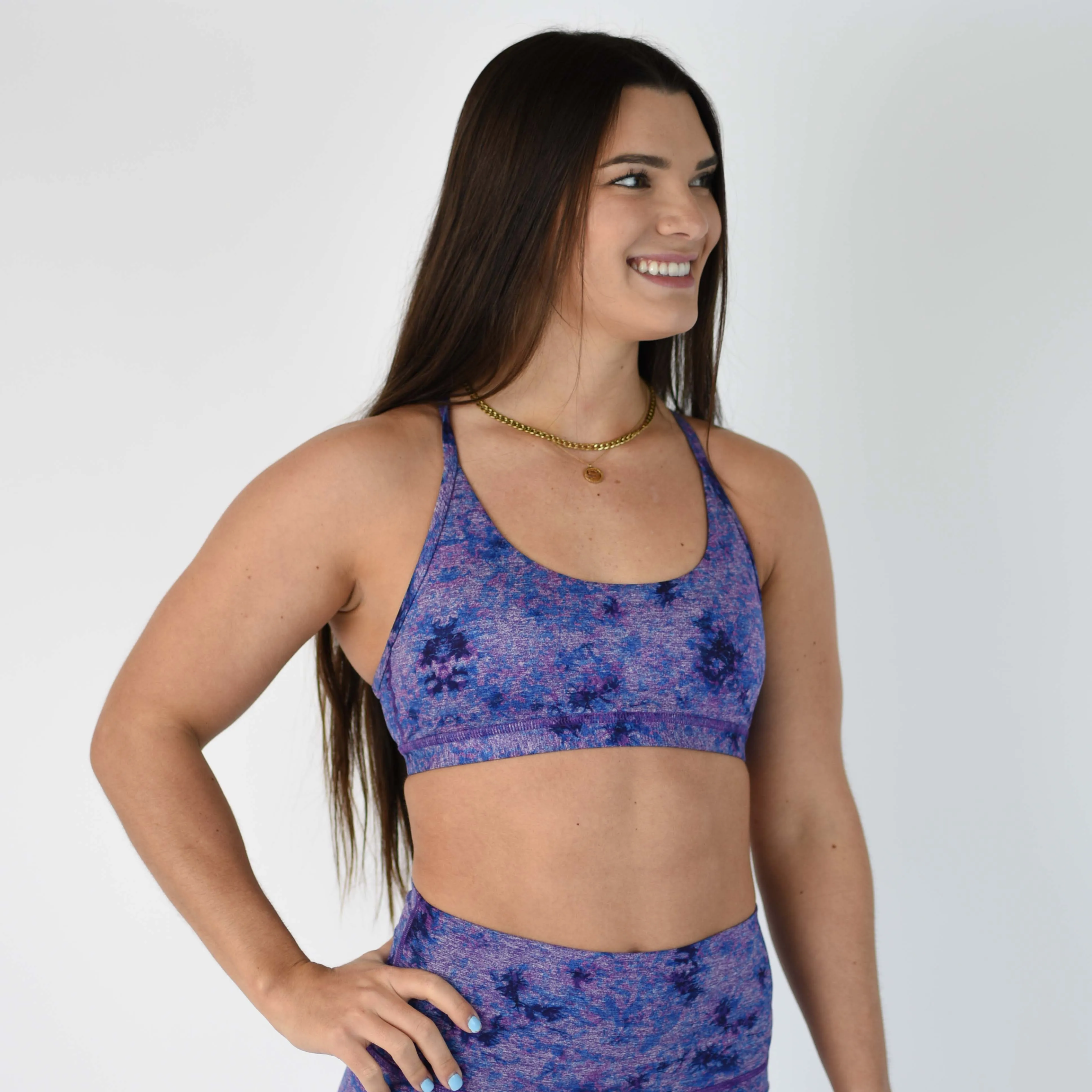 FLEO Cami Sports Bra - Twilight Tie Dye