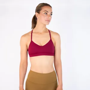 FLEO Reinette Sports Bra - Deep Red