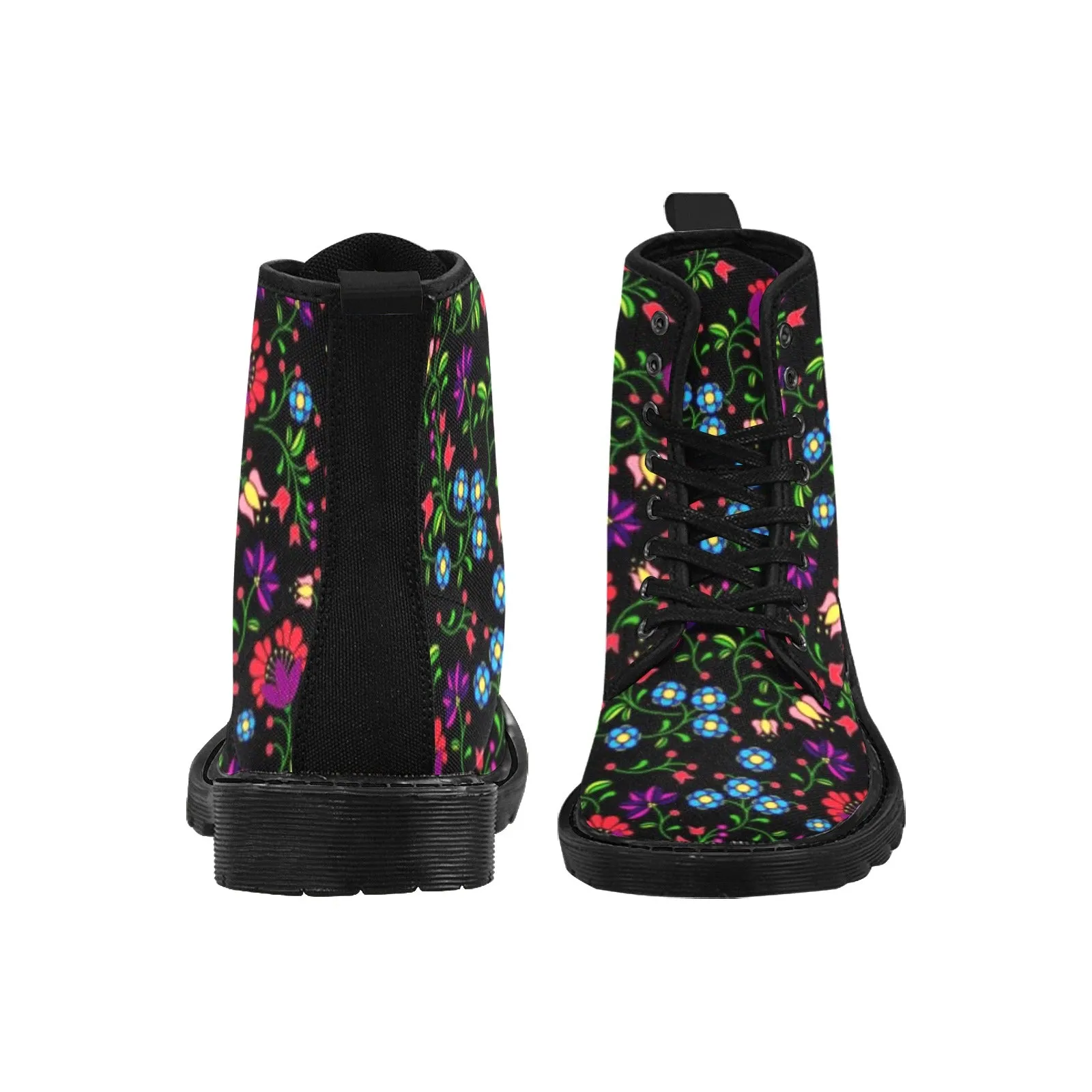 Fleur Indigine Boots for Women (Black)