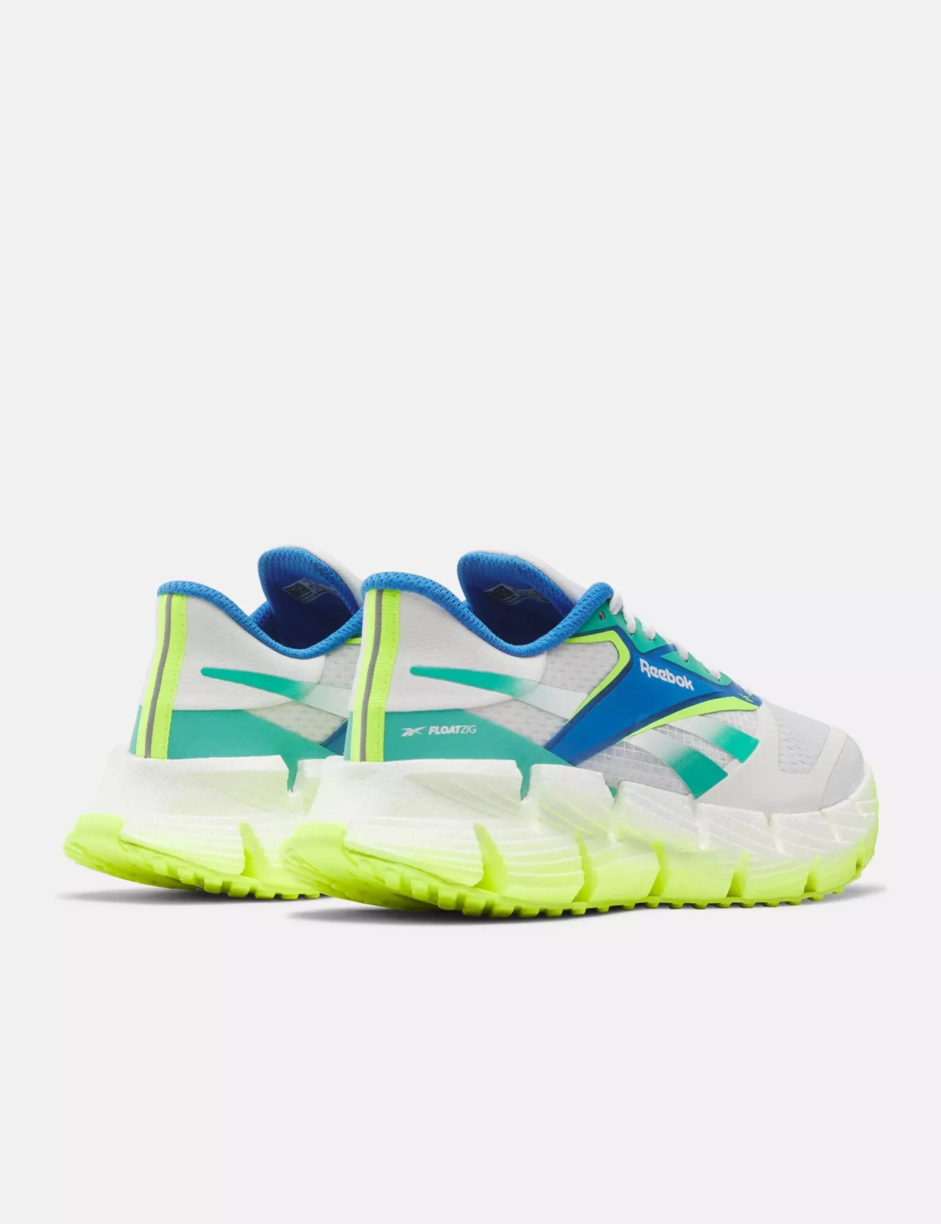 FloatZig 1 Shoes - White/Unleashed Green/Digital Lime