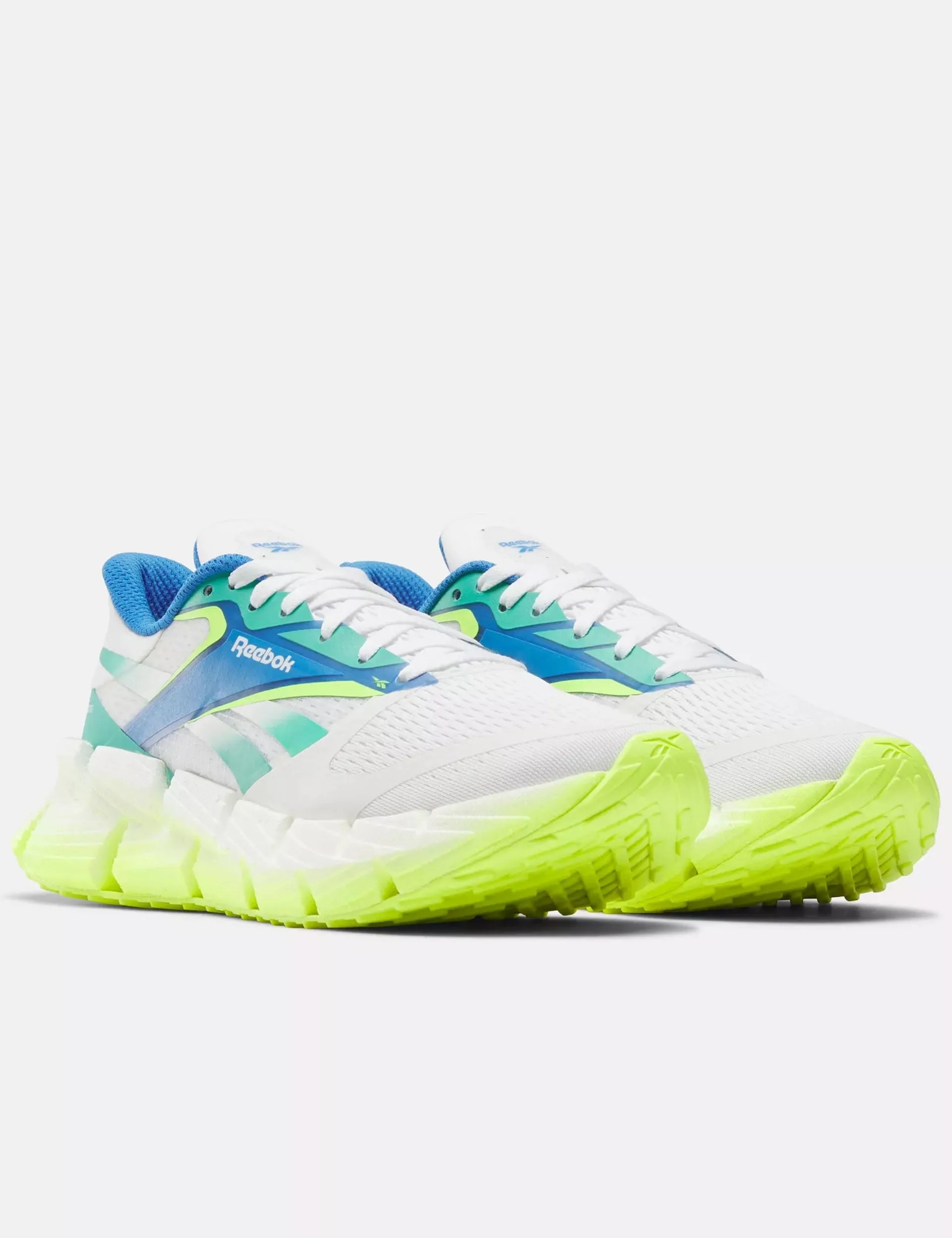 FloatZig 1 Shoes - White/Unleashed Green/Digital Lime