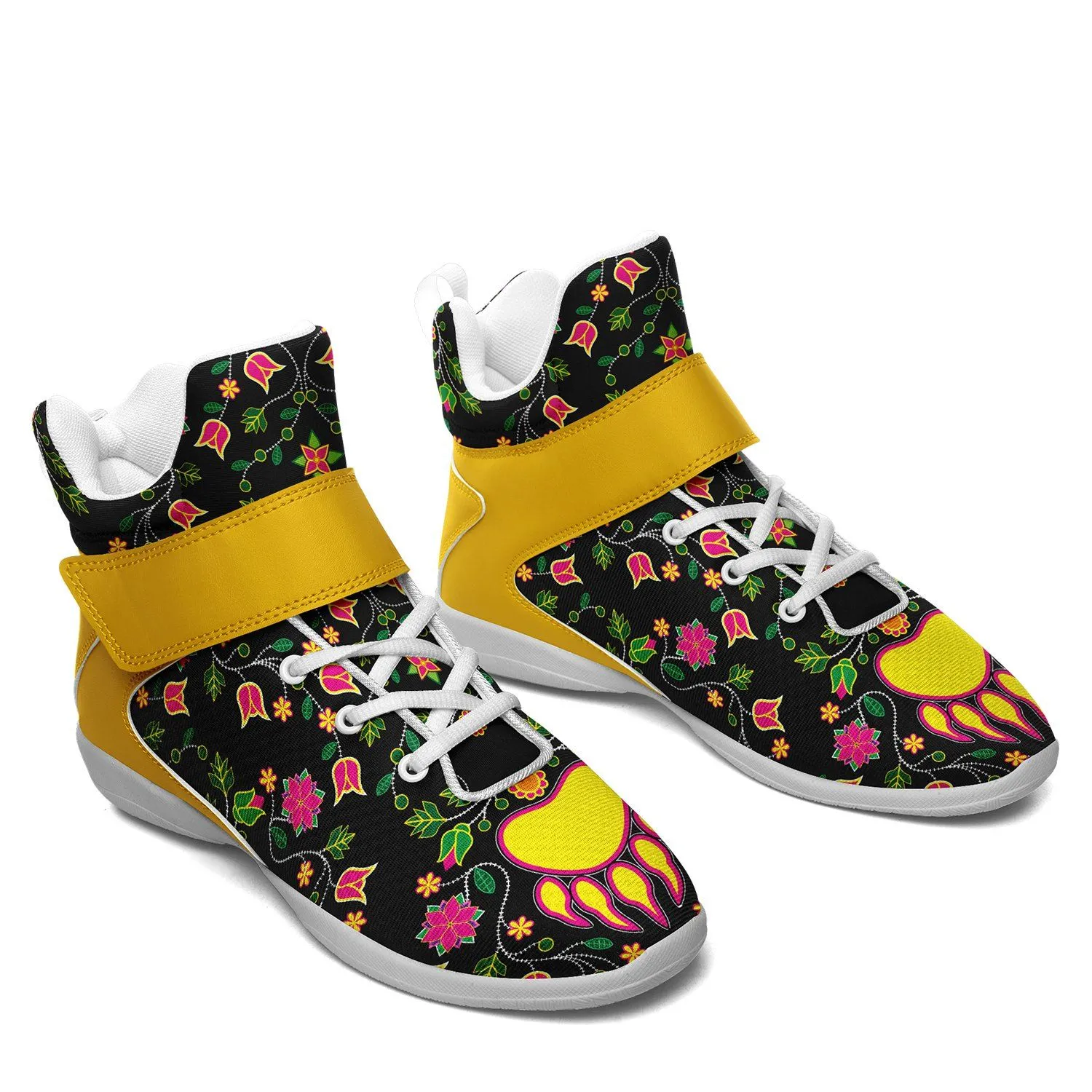 Floral Bearpaw Ipottaa Basketball / Sport High Top Shoes