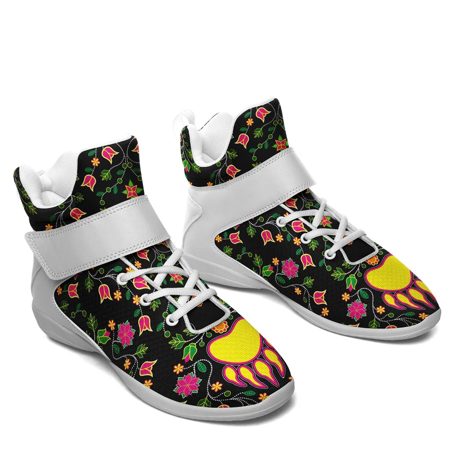 Floral Bearpaw Ipottaa Basketball / Sport High Top Shoes