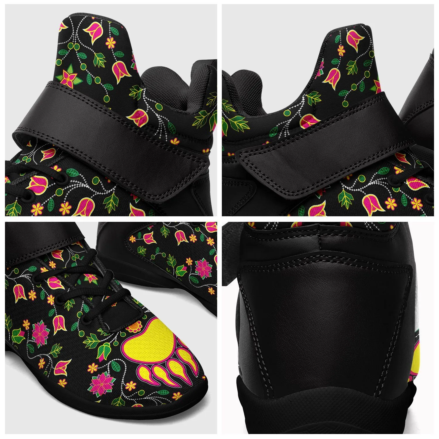 Floral Bearpaw Ipottaa Basketball / Sport High Top Shoes